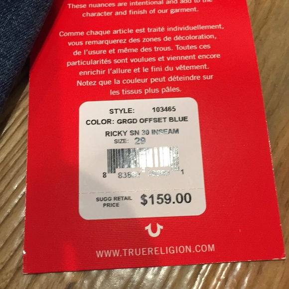 NEW Men’s True Religion Jeans - Picture 4 of 7